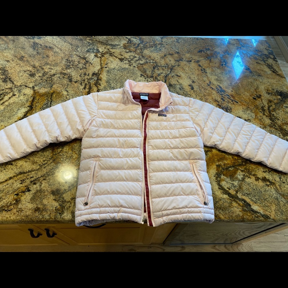 Patagonia Kids Down Sweater, L (12), Pink
